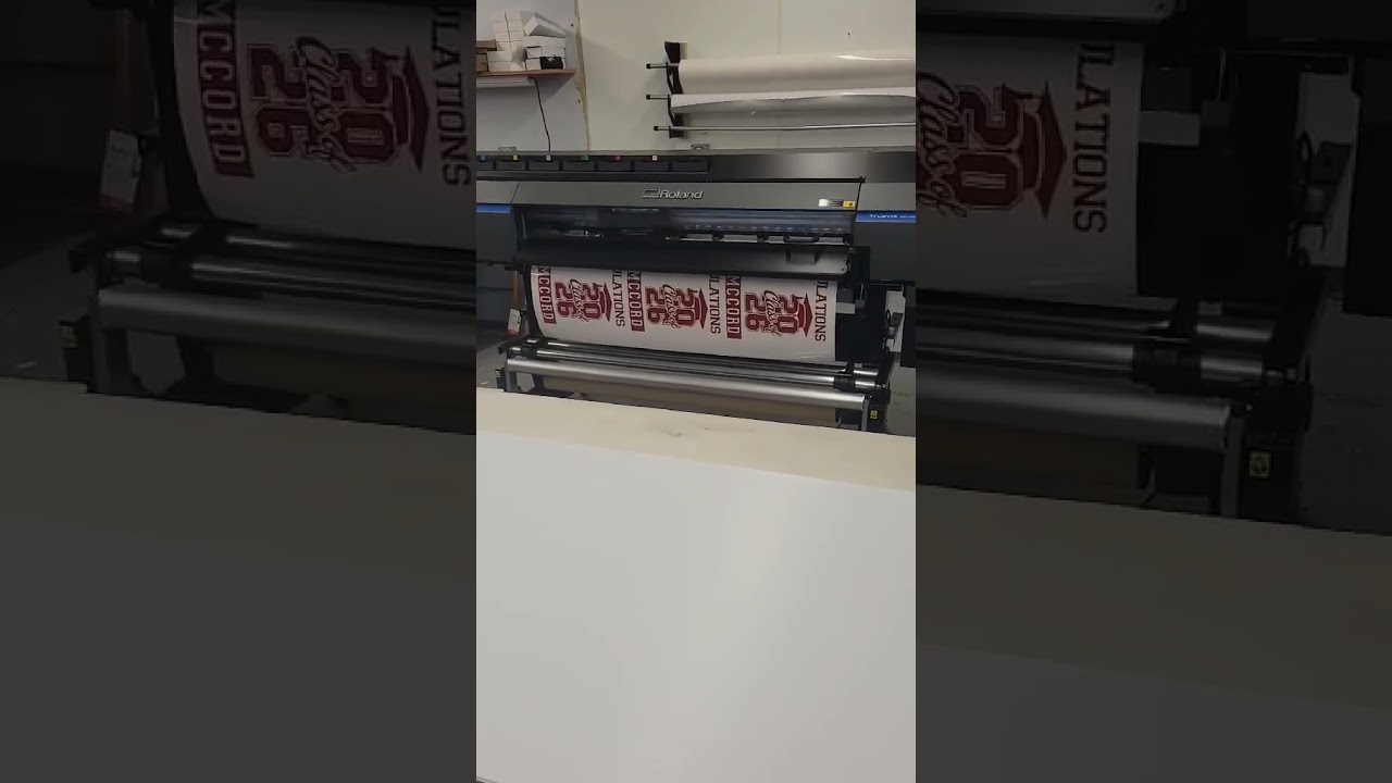 Creative Printing and Signs Video New Graphics Printer