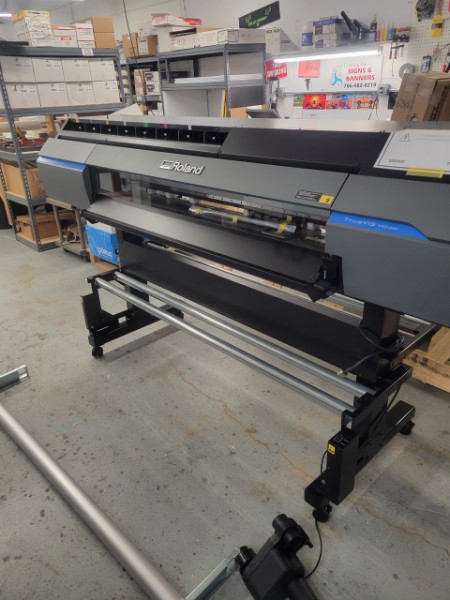 Creative Printing and Signs new Graphics Printing Machine almost put together Creative Printing and Signs Graphics Printing Maching