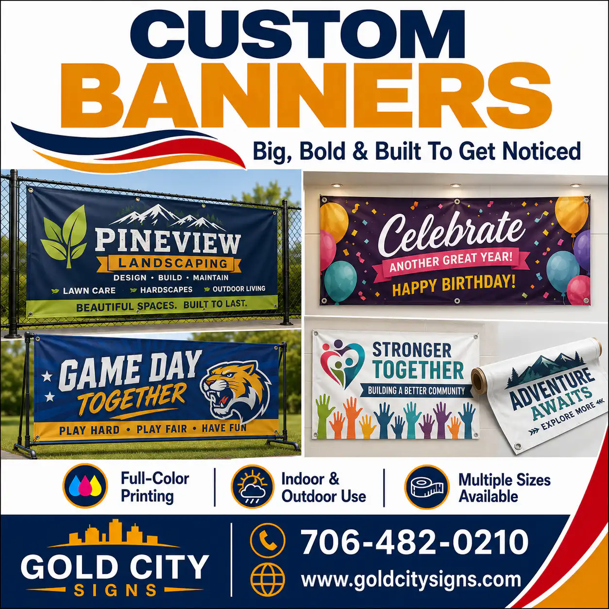 Custom Banners 1 Dahlonega GA Custom Banners Printing Heavy Duty Vinyl Signs