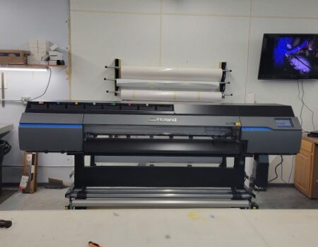 Dahlonega GA Sign Shop Roland VG3-540 Wide-Format 8 Color Printer 