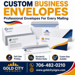 Dahlonega GA Custom Business Envelopes Stationary Printing