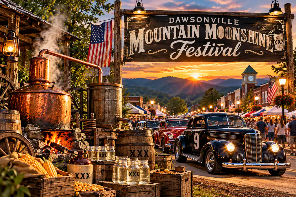 Dawson County, Georgia’s Moonshine History 2026: 3 Dahlonega GA